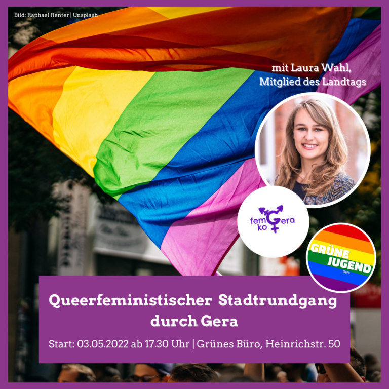 Queerfeministischer Stadtrundgang durch Gera