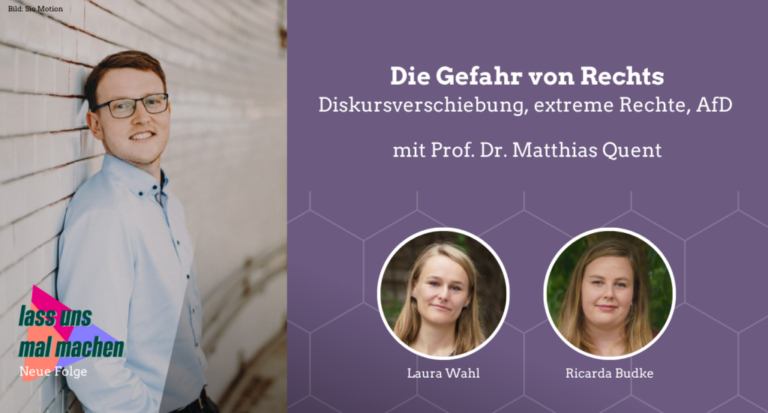lass uns mal machen #026 – Die Gefahr von Rechts, mit Prof. Dr. Matthias Quent